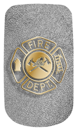 DAROYAL 418 SH SL Fire Department Shimmer Silver Background